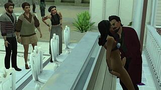 The happy couple’s wedding after party became a wild sex party